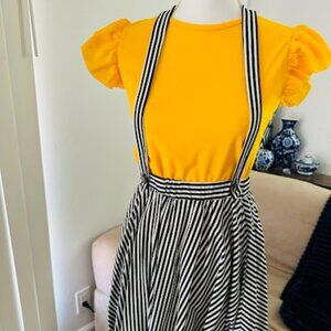 SHEIN Girls 2 piece overall dress.